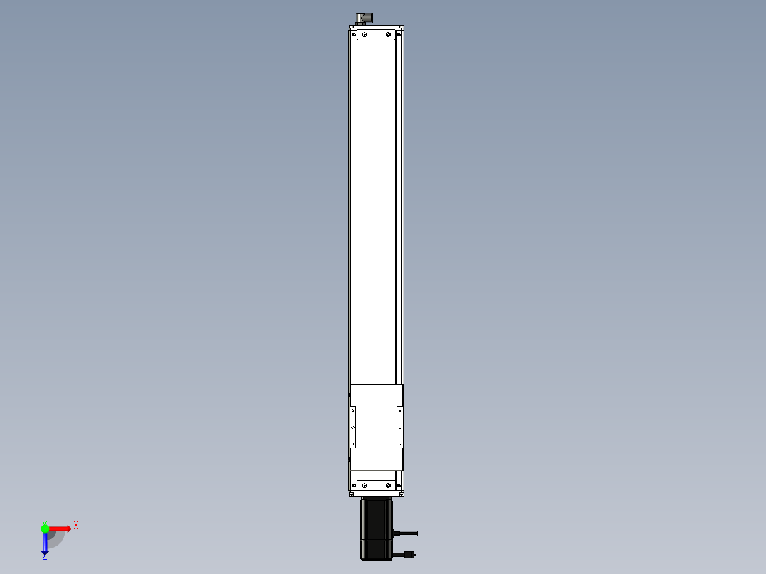 Toyo东佑达直线模组-ECH12-650-BC-400W-A2俯视图