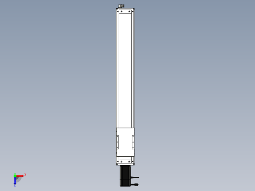 Toyo东佑达直线模组-ECH12-650-BC-400W-A2俯视缩略图