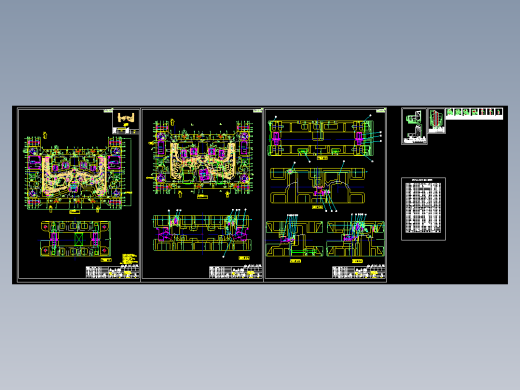 冲压模具结构图
