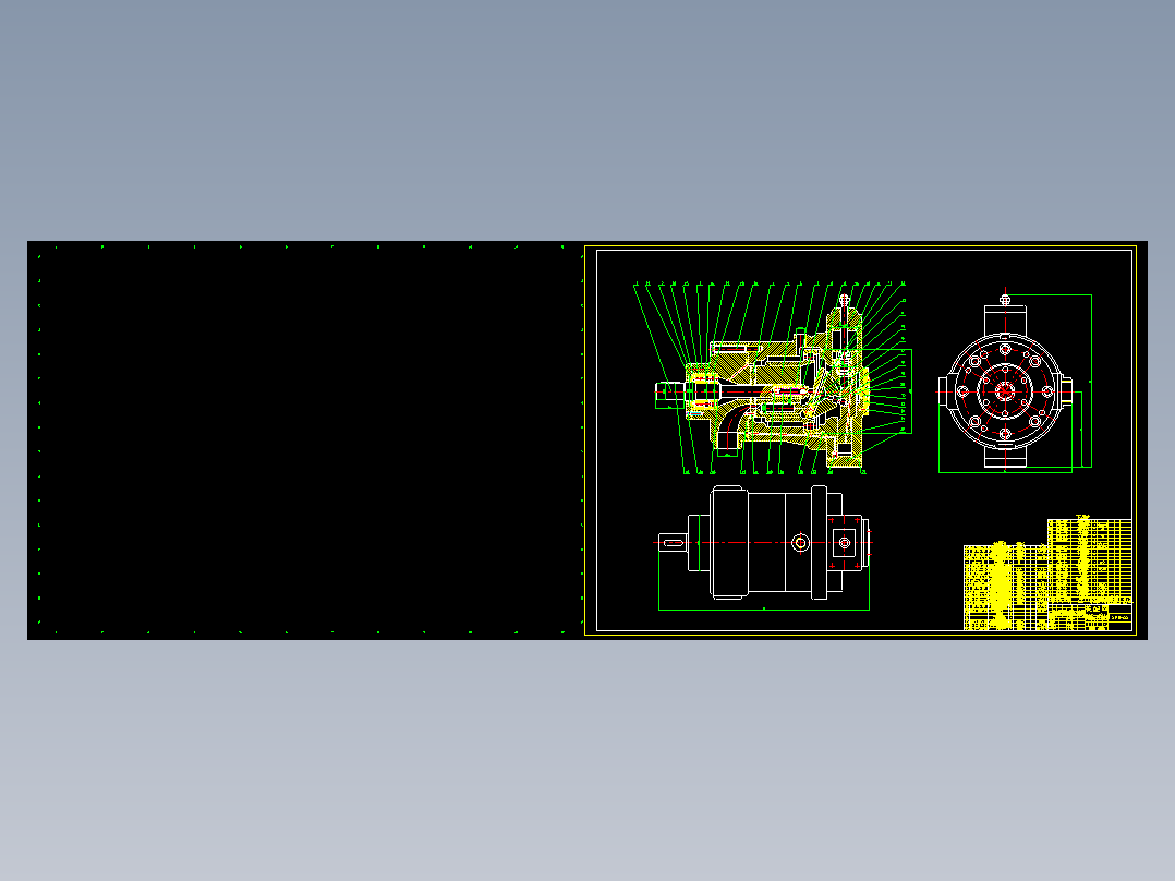机械毕业设计-大排量斜盘式轴向柱塞泵的设计（全套含CAD图纸）