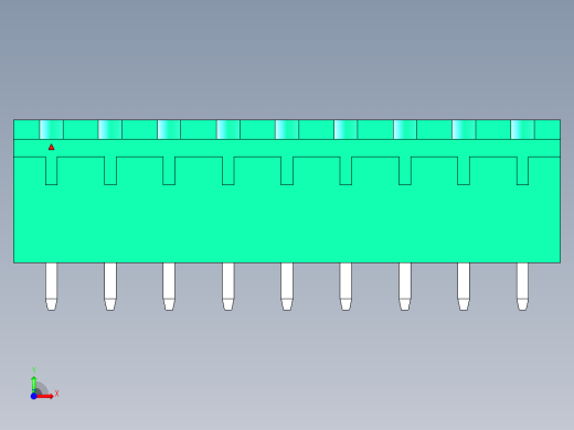 DEGSON 2EDG 系列 5.0mm 可插拔接线端子组-2EDGVC-5.0-09P-14-00AH前视缩略图