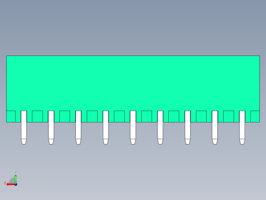 DEGSON 2EDG 系列 5.0mm 可插拔接线端子组-2EDGVC-5.0-09P-14-00AH后视缩略图