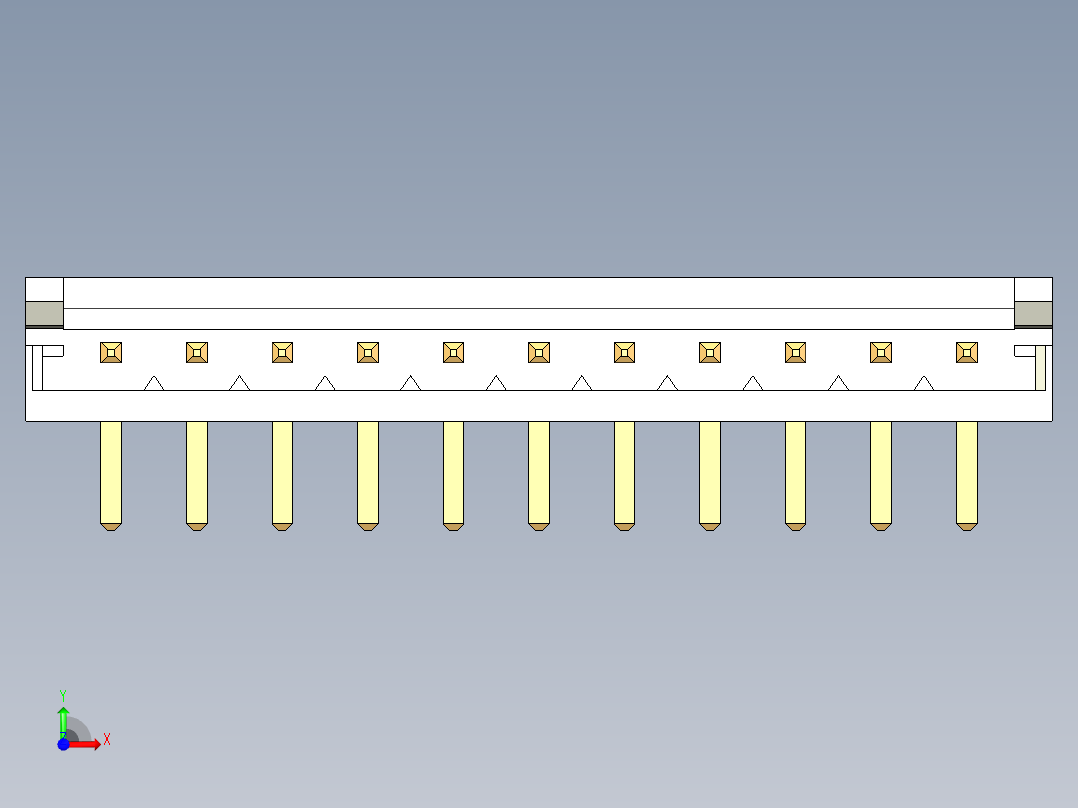 JST-S11B-EH-A前视图