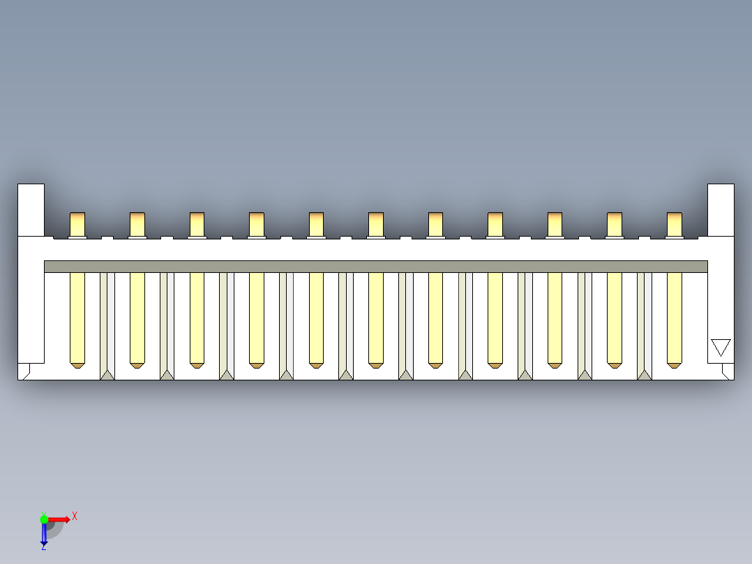 JST-S11B-EH-A俯视图