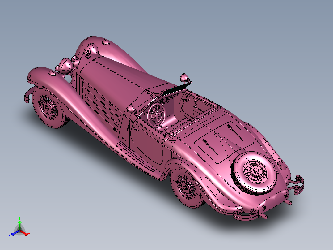 经典梅赛德斯奔驰500K