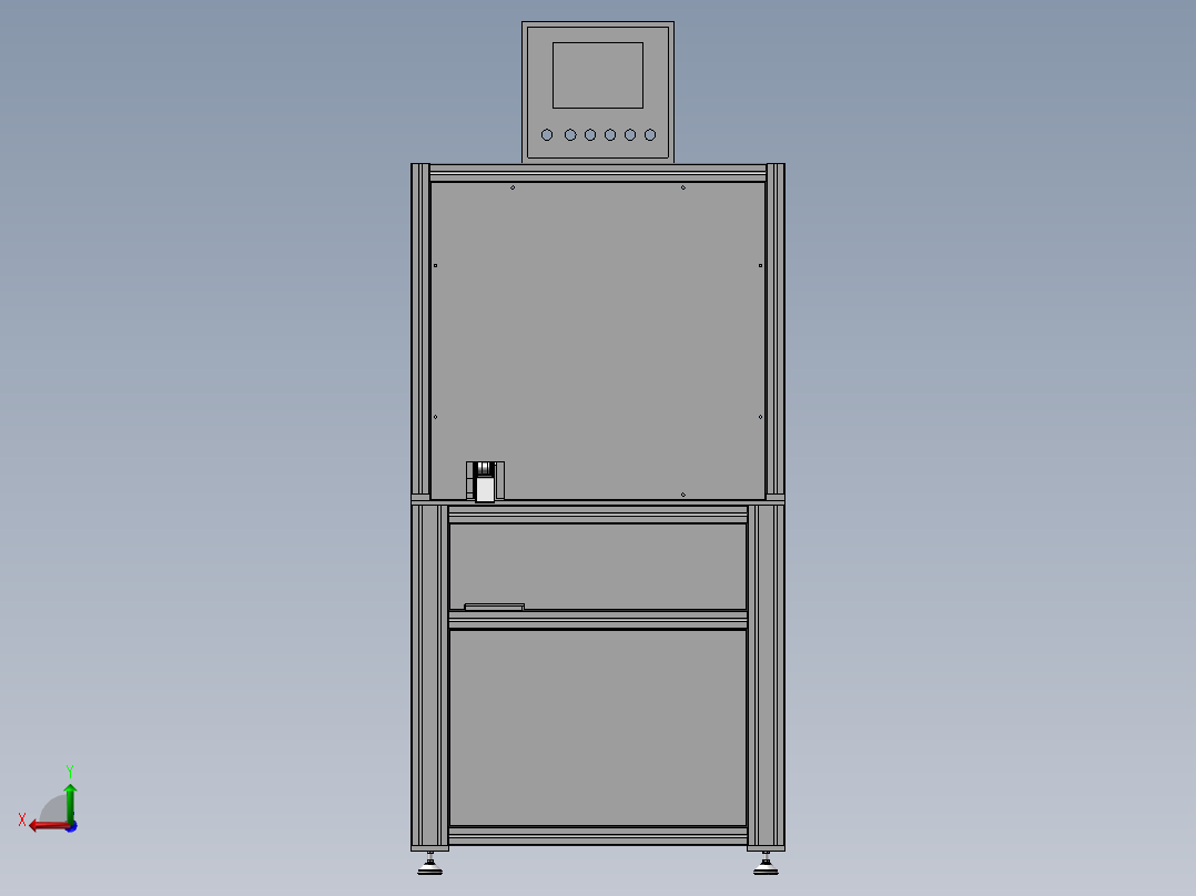 橡胶圈自动套圈机后视图