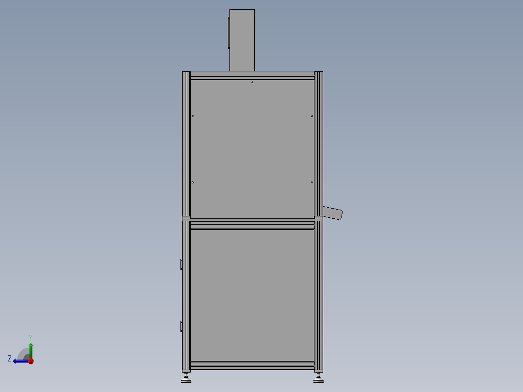 橡胶圈自动套圈机右视图