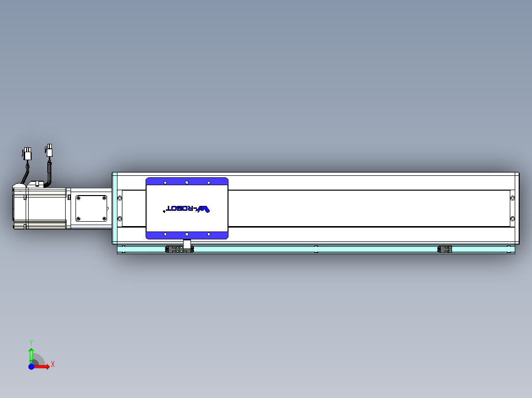 威洛博VC丝杆传动-无尘环境VC14-Lxx-C-S500-BC-ZP75-C3前视图