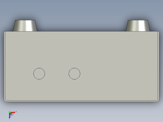 基恩士CA-R20amplifier_kc图纸模型俯视缩略图