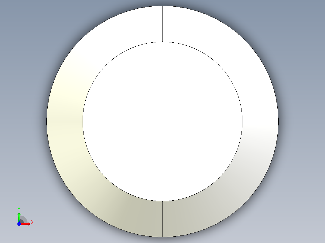 定位珠2208-3D多系列多零件图纸模型前视图