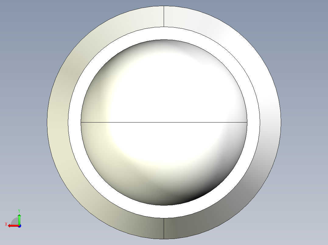 定位珠2208-3D多系列多零件图纸模型后视图