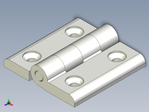 鋁合金鉸鏈CMM-AL-3D多系列多零件图纸模型
