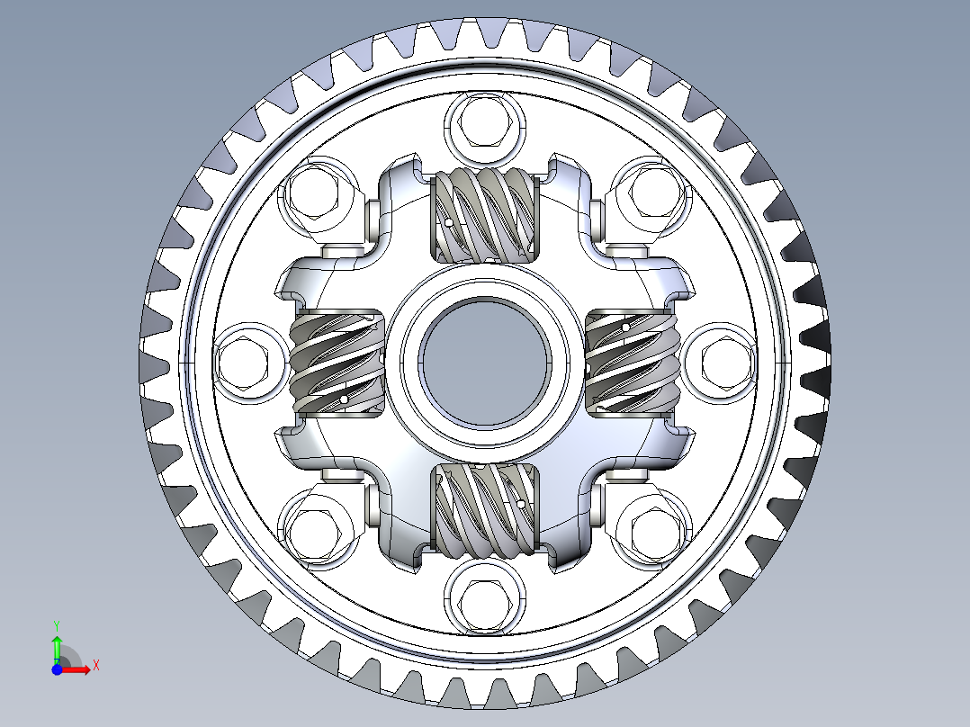 扭力差速器图纸前视图