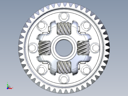 扭力差速器图纸前视缩略图