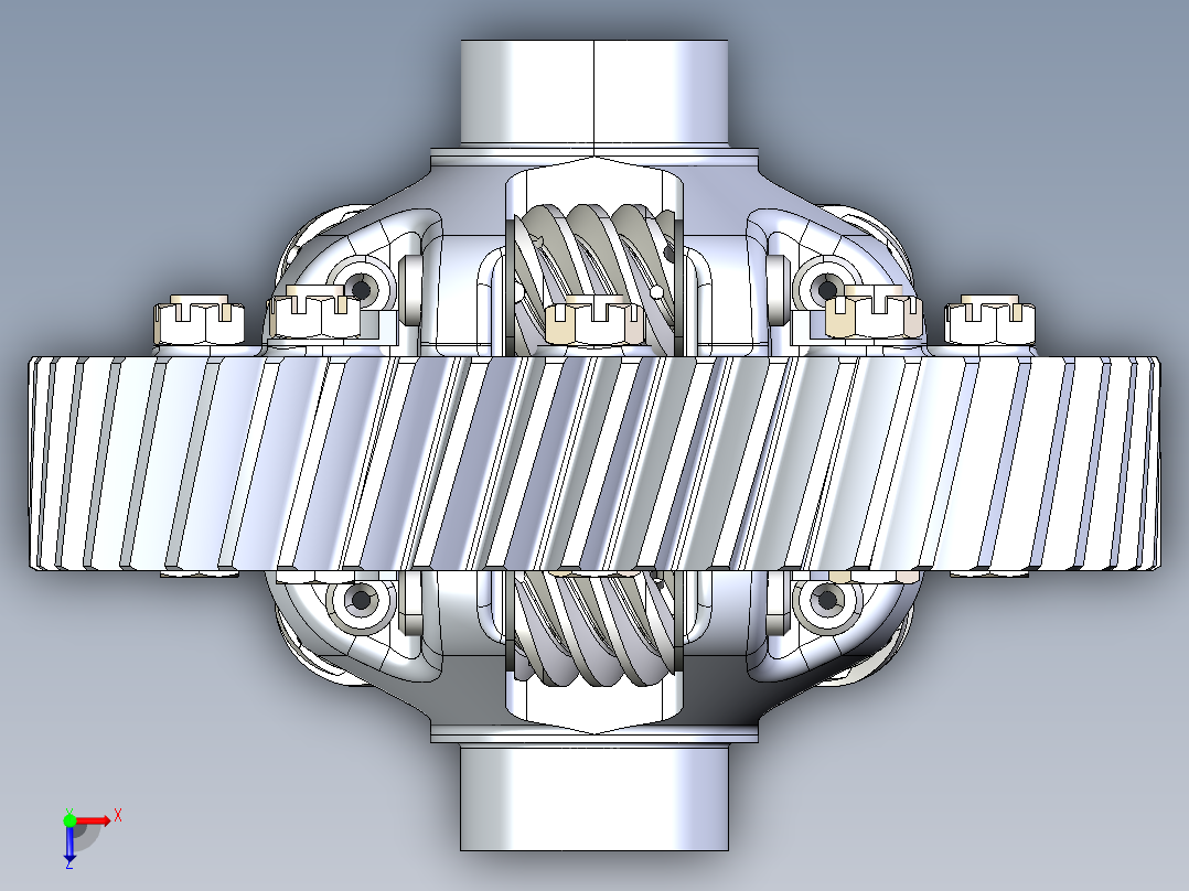 扭力差速器图纸俯视图