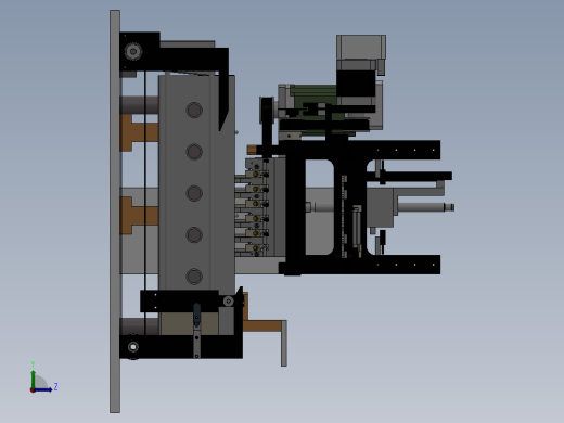 多头点胶设备左视缩略图