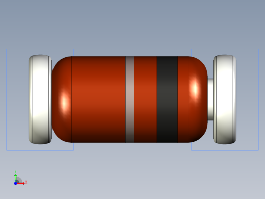 分立半导体元件封装-DO-213AA-RED前视缩略图