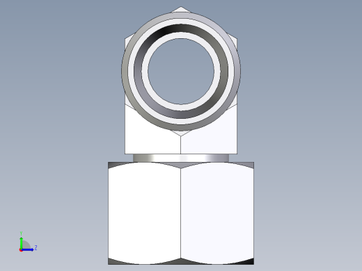 卡套式工业通用硬管接头EO_Swivel_nut_branch_tee_ET12LOMD71左视缩略图