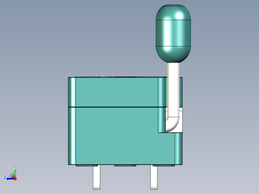 ZIFT插座14针右视图