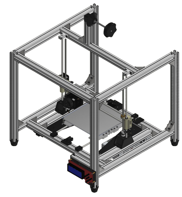 3D打印机结构3D图纸