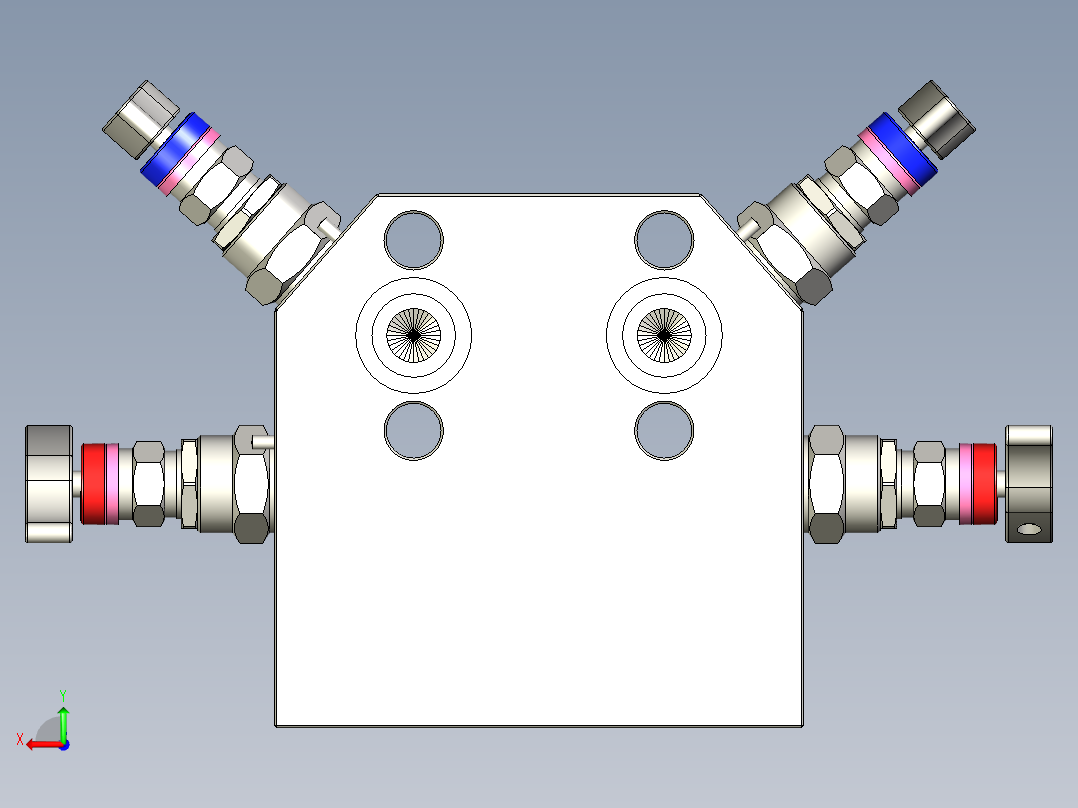 5阀组E5A-E5U型后视图