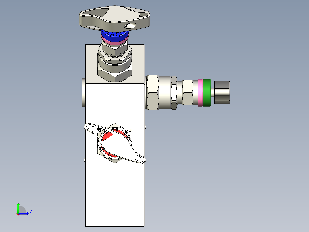 5阀组E5A-E5U型左视图
