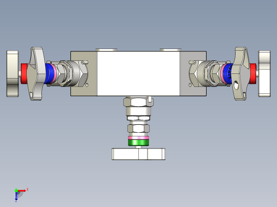 5阀组E5A-E5U型俯视图
