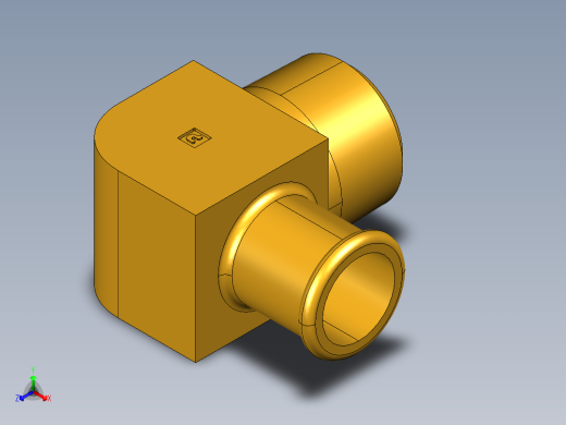 倒齿式工业管接头Beaded Hose Barb 90Deg Elbow Tube to Male Pipe 269HB-12-12正等轴测缩略图