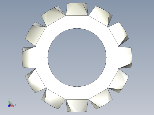 EXTERNAL TOOTH LOCK WASHER for M3 SCREW.IGS前视缩略图