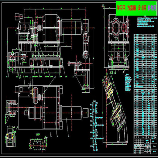 20T带钢开卷机（全套CAD图） 机械设计CAD图纸DWG图纸2D图纸缩略图