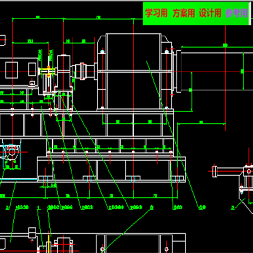 20T带钢开卷机（全套CAD图） 机械设计CAD图纸DWG图纸2D图纸缩略图