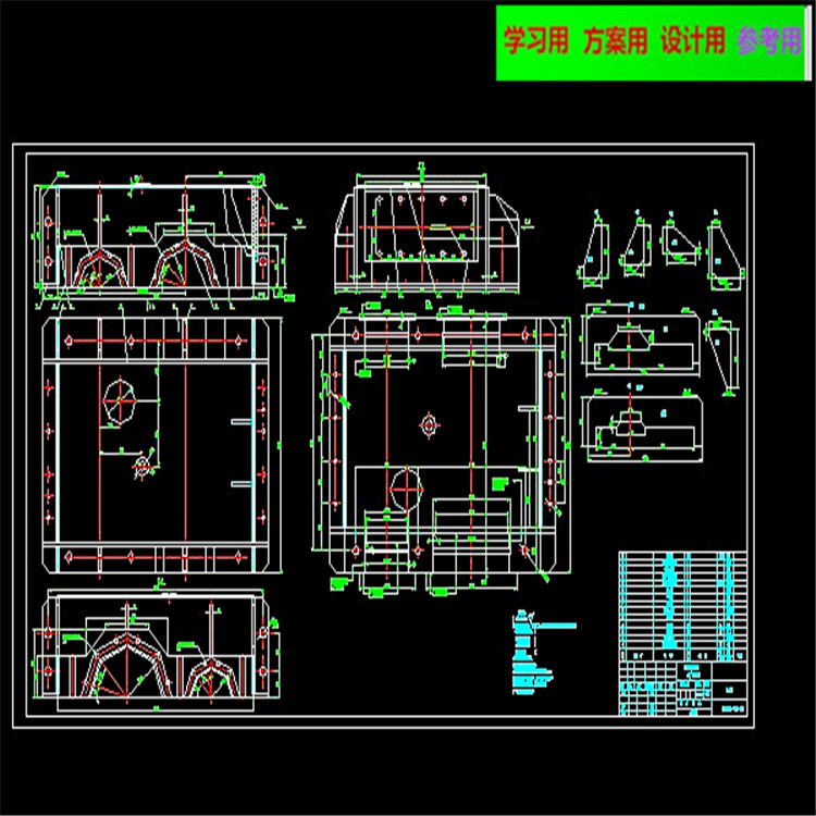 20T带钢开卷机（全套CAD图） 机械设计CAD图纸DWG图纸2D图纸