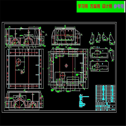 20T带钢开卷机（全套CAD图） 机械设计CAD图纸DWG图纸2D图纸缩略图