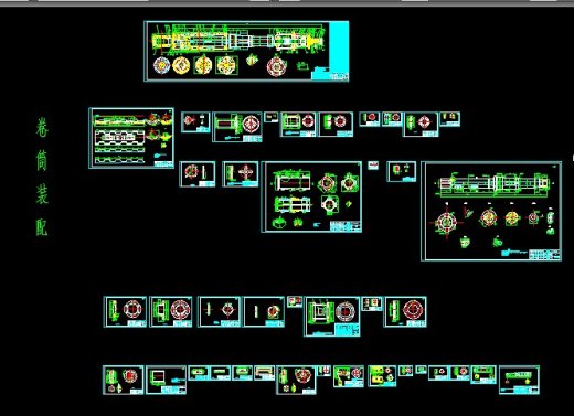 20T带钢开卷机（全套CAD图） 机械设计CAD图纸DWG图纸2D图纸缩略图
