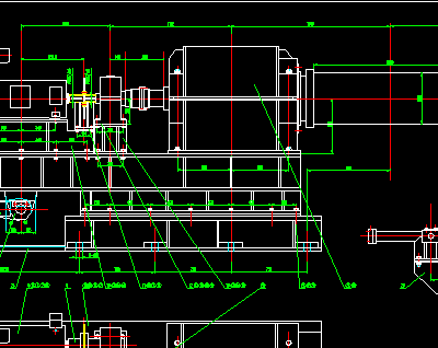 20T带钢开卷机（全套CAD图） 机械设计CAD图纸DWG图纸2D图纸