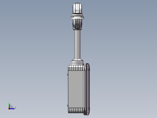 向下顶座+中间连接器+转角+箱体连接器+控制箱左视缩略图