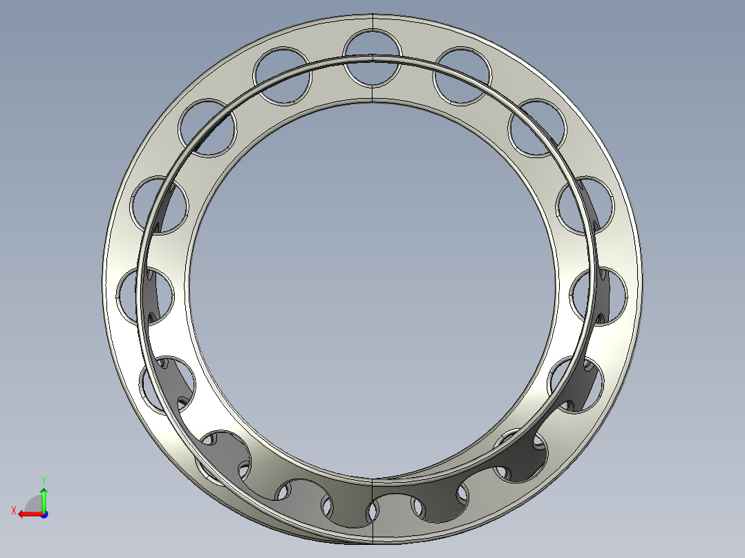 莫比乌斯环后视图