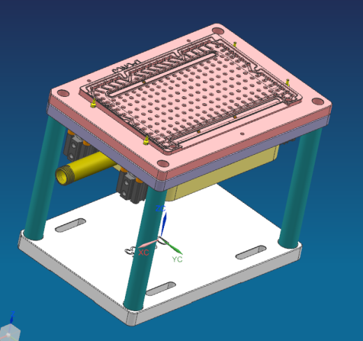一款电脑D壳精铣内腔工装治具模型缩略图