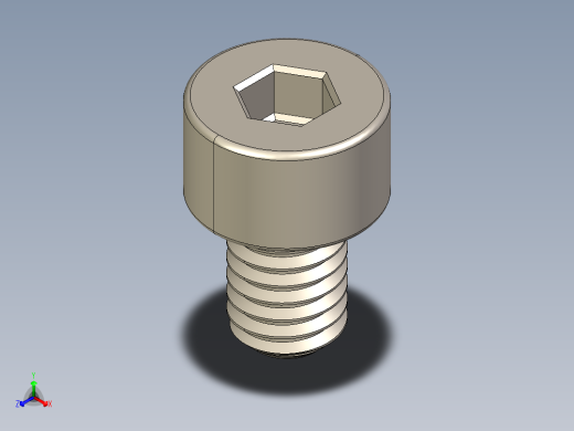 Screw_DIN_912_M3.5x5F_A2.STEP公制内六角螺钉