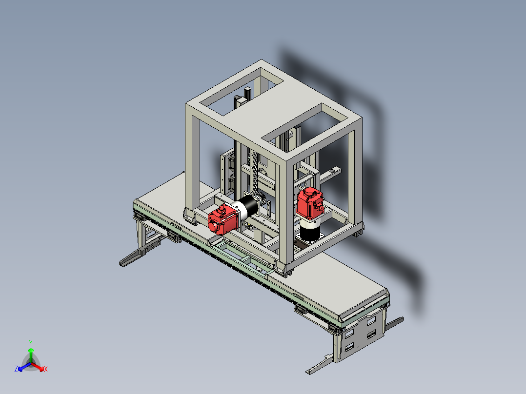 塑料托盘机器人抓具