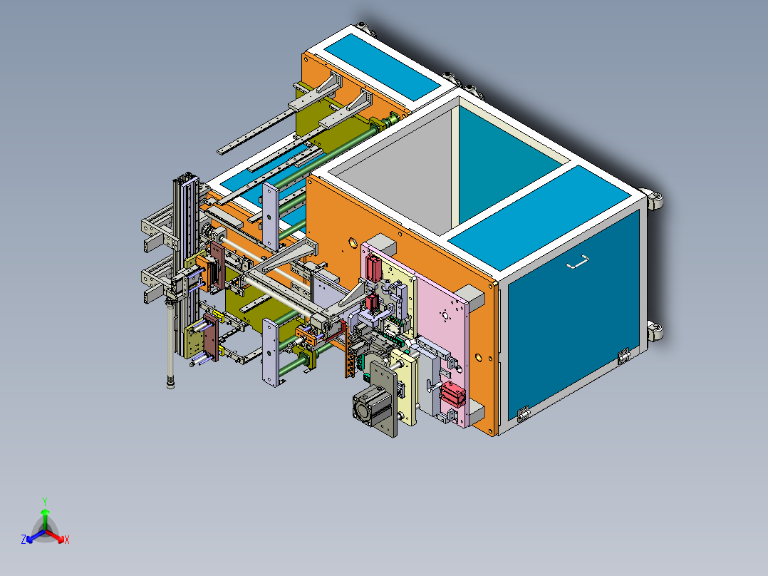裁切机三维模型