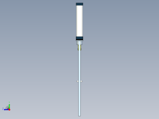 超薄型单气缸插板阀右视缩略图