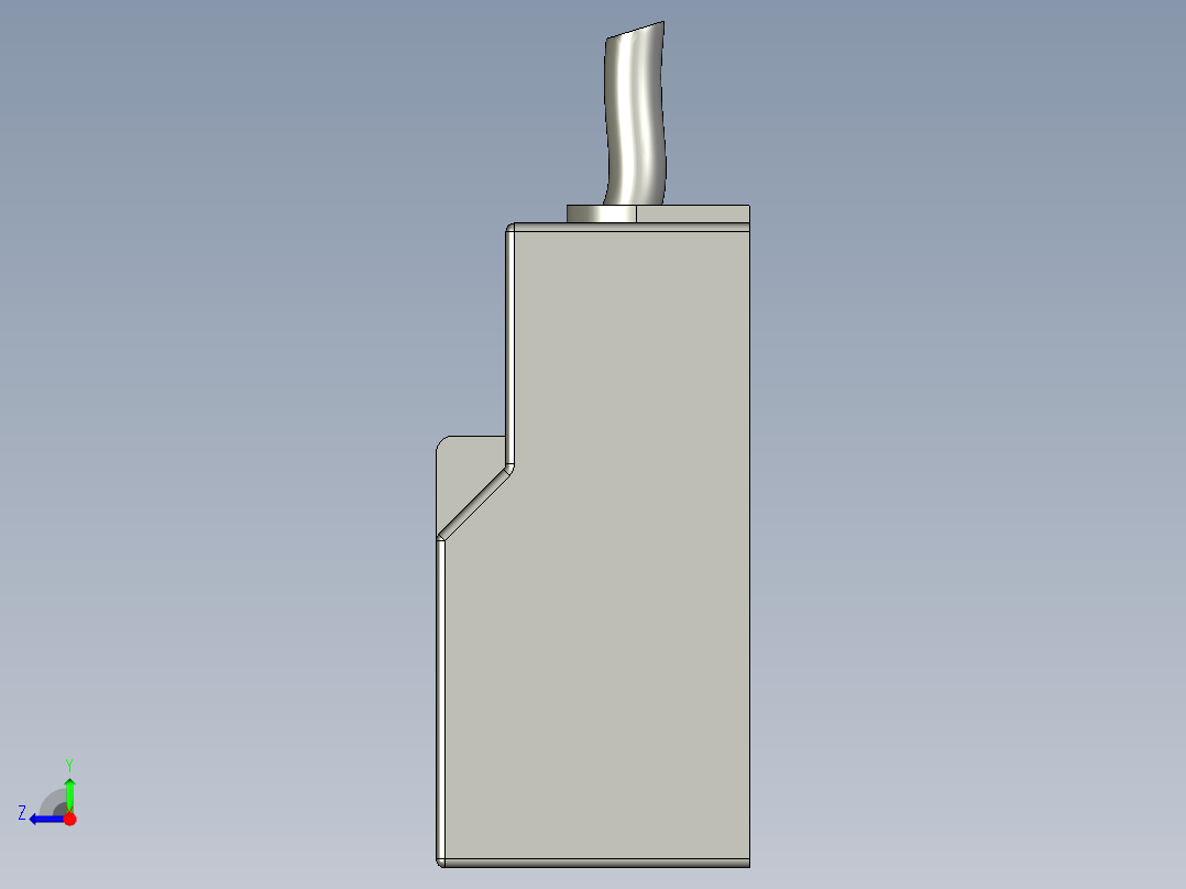 A0003213-NPN 或 PNP 接近传感器右视图