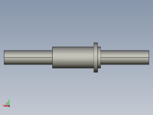 JF10032-8滚珠丝杆3D模型后视缩略图