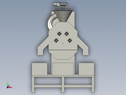 连续式柑橘榨汁机前视缩略图