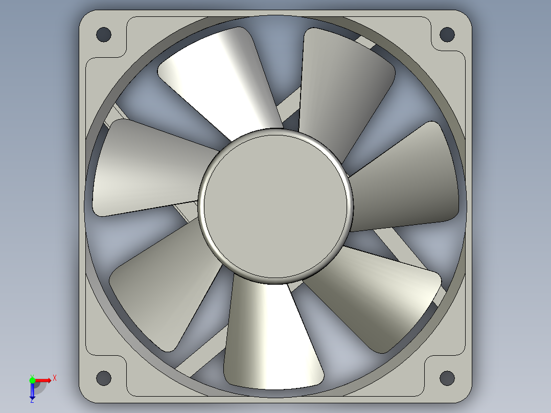 风扇-AFB1224SHE俯视图