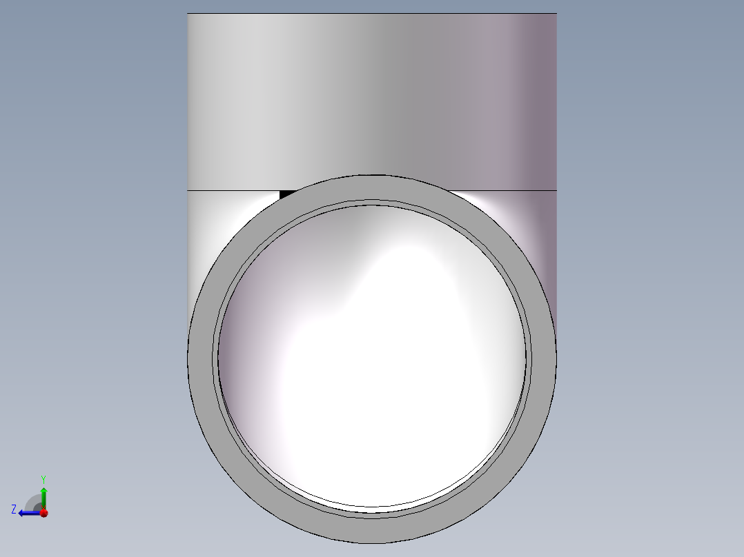 90_ELBOW_DN100_PN10_U-PVC右视图