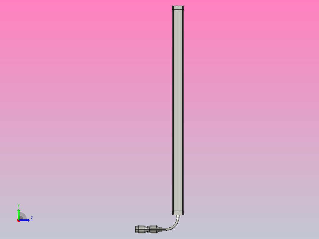 安全光栅-LSL35-16J-2-J左视图