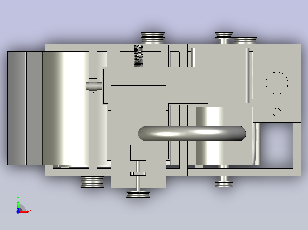 多用途农作物秸秆打包机前视图