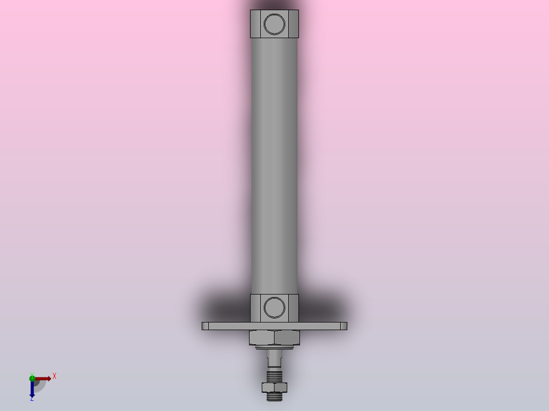 MF迷你气缸系列[MF-20x100-S-U-FA]俯视图